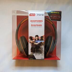 Star Wars iHome Headphones with Microphone New Kid Safe
